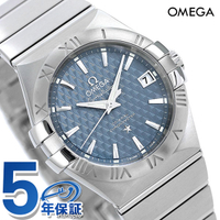 Omega 歐米茄 瑞士頂級腕 星座 コーアクシャル 手錶 123.10.35.20.03.002 OMEGA 藍
