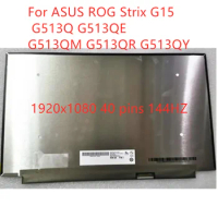 Free shipping 15.6'' 144Hz LCD Screen replacement For ASUS ROG Strix G15 G513Q G513QE G513QM G513QR G513QY 1920X1080 40PIN