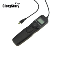 GloryStar RM-VPR1 LCD Wire Timer Remote Control Shutter Release For Sony A7 A7R A5000 A6000 A3000 A58 RX100III NEX-3NL DSC-HX300