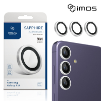 iMos Samsung Galaxy S24 藍寶石金屬框鏡頭保護貼 - 三顆(鋁合金)