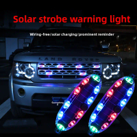 Source Factory Solar Anti-Collision Light Car LED Flashing Decorative Light Motorcycle Electric Tric