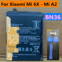 Runboss Original BN36 Phone Battery for Xiaomi Mi 6X Mi6X Mi A2 MiA2 3010mAh High Capacity Mobile Phone