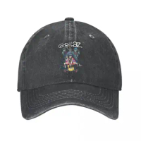 Vintage Gorillaz Rapper Camisetas Rock Band Baseball Caps Unisex Style Distressed Cotton Headwear All Seasons Travel Hats Cap