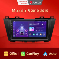 Junsun V1 AI Voice Wireless CarPlay Android Auto Radio for Mazda 5 3 CW 2010 - 2015 4G Car Multimedia GPS 2din autoradio