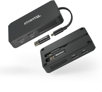 [4美國直購] Plugable 4 HDMI 多顯示器轉接器 USB 3.0 &amp; Type-C 適 Win11 &amp; Mac 1920x1080@60Hz Multi Monitor Adapter