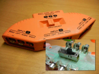 AV SELEKTOR RCA 3 in 1 / Switch 1-3 Input Ouput Audio Video Selector