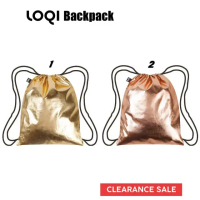 CLEARANCE - LOQI Backpack / Tas Ransel Serut Metallic Collection