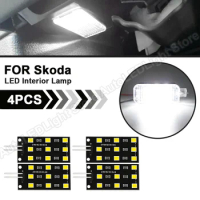 4Pcs LED Chipset LED Footwell Indoor Light Footwell Lamp For Audi A1 A3 A4 A5 A6 A7 A8 Q2 Q3 Q5 Q7 RS3 RS4 RS5 RS6 RS7 R8 TT/TTS