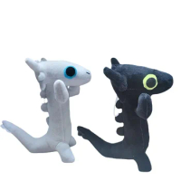 Spot Hot Selling Cross-border New Product Dancing Dragon Dance Dragon Plush Toys Black and White Dragon Doll Puppets