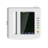CONTEC ECG1212G Medical EKG ECG Machine EKG Monitor Cardiac Diagnosis Electrotelegraph 12 Channel ECG Resting ECG Diagnosis WIFI