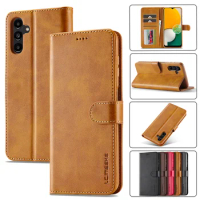 Leather Flip Case For Samsung Galaxy A15 A05S A14 A24 A34 A54 A13 A23 A33 A53 A73 Wallet Cover A52 A32 A22 A42 A12 A04S M52 M53