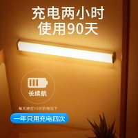 人體感應小夜燈LED家用櫥柜樓梯過道USB充電智能聲控長條無線磁吸