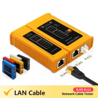 RJ45 RJ11 Cable Lan Tester Network Cable Tester LAN Cable Twisted Pair Tester Network Repair Networking Tool
