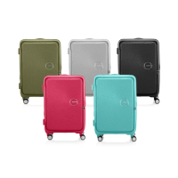 【AMERICAN TOURISTER 美國旅行者】28吋 CURIO 前開式/上掀式可擴充大容量輕量PP避震輪行李箱(多色可選)