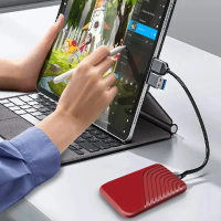 SSD ฮาร์ดไดรฟ์แบบแฟลช, ใหม่, ภายนอก, Type-C, USB3.1 ความเร็วสูง, มีให้เลือก 2TB และ 4TB, ที่เก็บ SSD