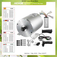 VEVOR Brushless Electric DC Motor Bikes Motor With Controller 48V 2000W High Speed Low Noise for E-Scooters Go-Karts E-Bike