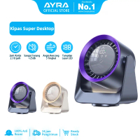 AYRA Kipas Angin Dinding Dapat Diputar Kipas Meja Mini 20000mAh Meja Usb Mini Fan 100 Speed Wind LED
