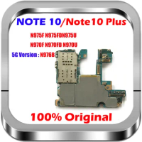 Free Shipping Mainboard NOTE 10+ N975F N975U N970F N970U N976B 256GB Motherboard Original Unlocked logic board 256GB Plate 512G