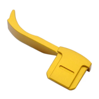 Thumb Grip,Aluminum Alloy Hot Shoe Thumb Hand Grip for Leica M10/M10-P /M10R Camera Thumb Grip Yellow