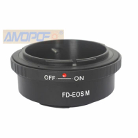 FD to EOS M Adapter ,Canon FD FL Lens to Canon EOS M Mount Mirrorless Camera M1 M2 M3 M5 M6 M10 M50 M100 Camera