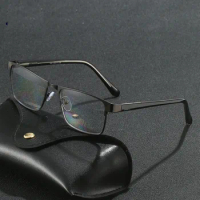 Full Frame Photochromic Reading Glasses Men Progressive Multifocal Adjustment Glasses Women Anti Blue Light Hyperopia Glasses