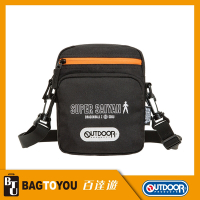 【OUTDOOR】DRAGON BALL聯名款-七龍珠直式側背包-黑色 ODDB22A04BK