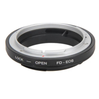 For FD-EOS FD-CANON FD Lens Adapter Ring With Optical Glass Focus Infinity Mount to for canon EOS EF Camera 500d 600d 5d2 6d 70d