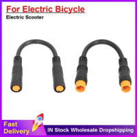 Universal Electric Bicycle 3 Pin Sensor Thumb Throttle Cables For E-Bike Female-Female Waterproof Connectors Accessories