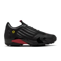 Sepatu Golf Pria Nike Air Jordan 14 Golf Last Shot Black/Red (HJ7710-001) Original 46
