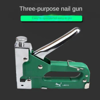 LLINBON Manual Nail Gun Three-purpose Code Nail Gun Gas Nail Gun U-shaped Nail Grab Oil Painting Martin Gun With Nail