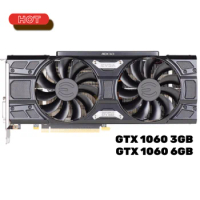 EVGA GeForce GTX 1060 6G Gaming Graphic Card GDDR5 6pin PCI-E 3.0 x 16 Video Cards GPU Desktop CPU Motherboard