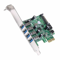 Digifusion 伽利略 PTU304N PCI-E USB3.0 4埠 擴充卡(Renesas-NEC)-富廉網