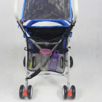Baby Stroller Carry Bag Fashion High-capacity Mummy Kid Diaper Mesh Maternity Insulation Bags Milk Water Bottle Organizer Bag