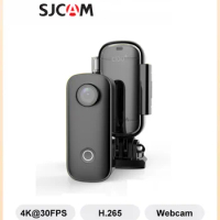 SJCAM C100 Plus Action Camera Thumb Camera 4K 30FPS H.265 WiFi 30M Waterproof Sports DV Webcam