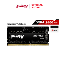 RAM แล็ปท็อป, Kingston Fury Impact Value, 4GB, 2400MHz DDR4, 2Rx8, 1.2V, SODIMM
