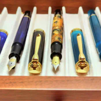 Creative ADMOK M800 Acrylic Piston Fountain Pen BOCK/Schmidt Soft Smooth No.6/35# Nib Inking Pelikan Copy Writing Gift Pen