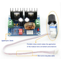 Module điều chỉnh điện áp, XH-M405, 8A DC-DC, Bảng điều chỉnh điện áp XL4016, với chiết áp bên ngoài