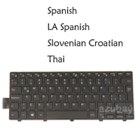 Laptop Keyboard for Dell Latitude 3450 3460 3470 3480 3488 0TCKCW 012JHJ 0DW4R0 08JN54 050X15 LA Spanish Thai US Slovenian Cro