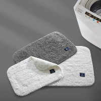 2026 Five-Star Hotel Supplies Hotel B&B Bathroom Toilet Floor Towel Pure Cotton Non-Slip Mat Soft Ho