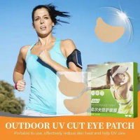 New 5pairs UV Stickers For Sunscreen Outdoor Cut Eye Patch For Facial Golf Patch Reduce Freckles Moisturizing Sun Protectio C6K2