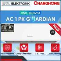Changhong AC 1 PK CSC09NVS4 Standard Premium Anti Korosi dengan Pemurnian Udara evap Gold Fin R32 ti