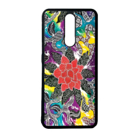 Casing Custom Case OPPO F11 Case Softcase Motif Batik Bunga 06