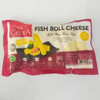 Cedea Fish Roll Keju 500g Olahan Ikan Gulung Rasa Keju