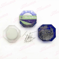 25g Dolphin Dressmaker Steel Pins Jarum Peniti