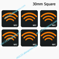 NFC Tags Sticker 13.56MHz ISO14443A NFC Stickers Universal Lable NFC RFID Tag
