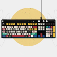 Mechanical Keyboard Sticker For Logitech G610 G810 Button Sticker Gaming Keyboard Film Protective Skin Accessories Dust-proof