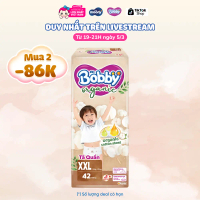 Tã quần Bobby Organic XXL42 Miếng