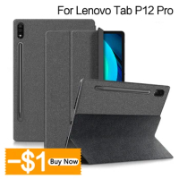 Smart Case For LENOVO Tab XiaoXin Pad Pro 12.6" Tablet Tab P12 Pro TB-Q706F Q706N Case Strong Magnetic Adsorption Cover Shell