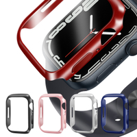 City Boss Apple Watch Series 7 (45mm) 金屬質感磨砂一體式防撞保護殼 保護邊框
