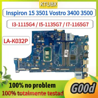 LA-K032P.LA-For Dell Inspiron 15 3501 Vostro 3400 3500 Laptop Motherboard.With CPU I3-1115G4/I5-1135G7/I7-1165G7.CN 7HC6F X9TX0